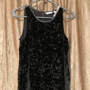 Reitmans Velvet Black Armless Blouse